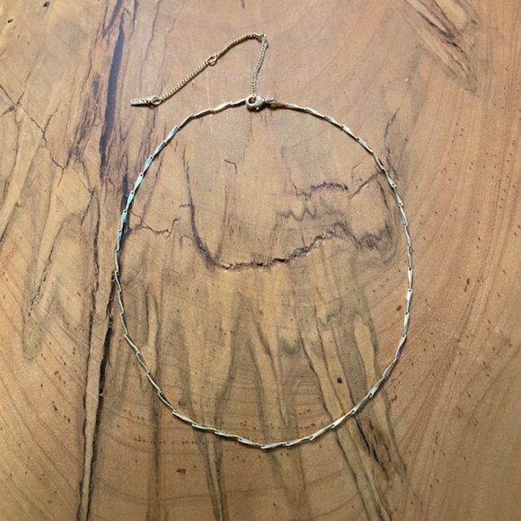 Pilgrim Gold-Plated Linked Bar Chain Necklace - Picture 4 of 4